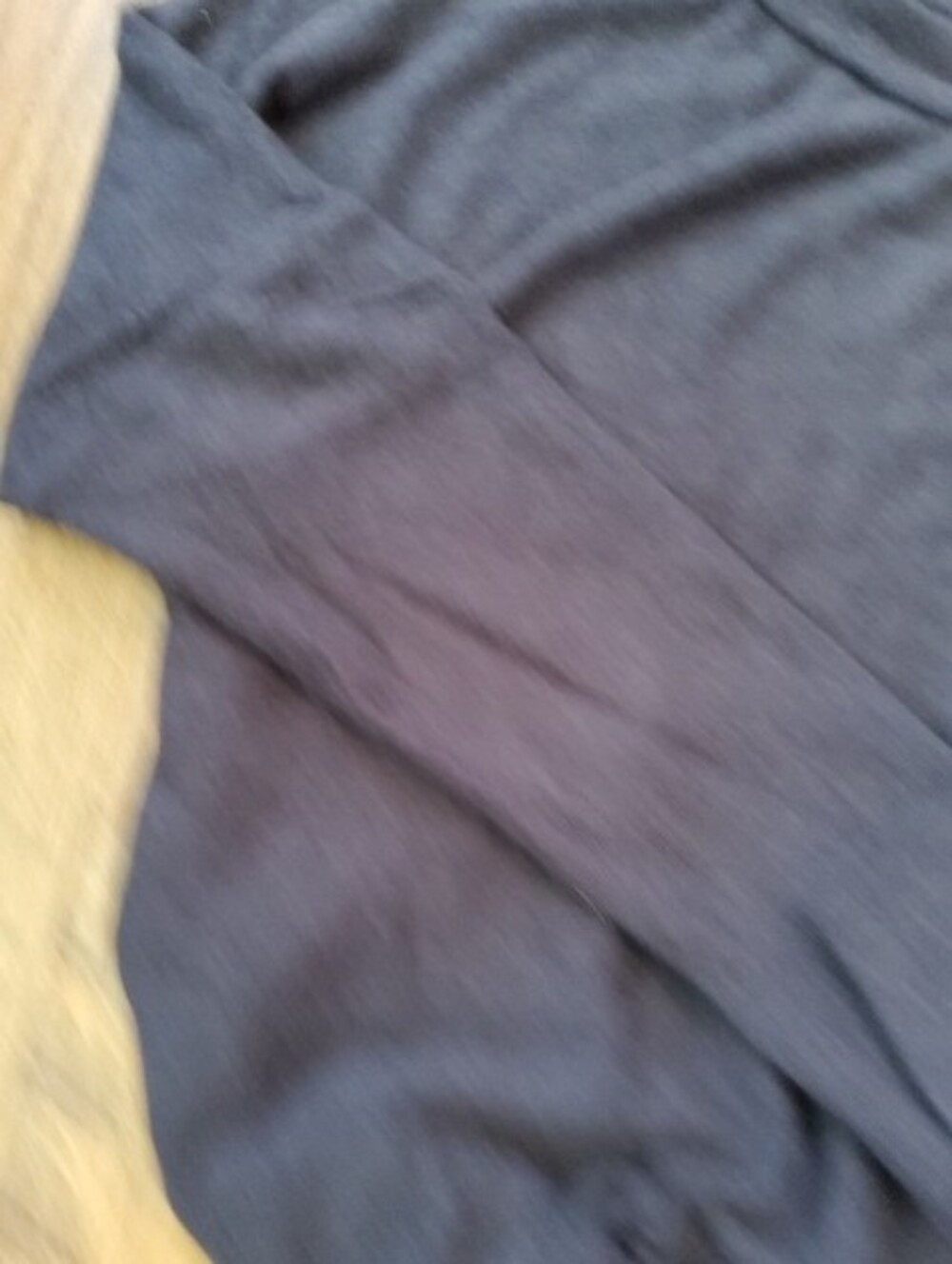 LAmade Navy Crewneck Drawstring Hem Sweater NWT Medium - Picture 5 of 14